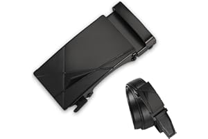 CALLYSONIC Boucle de ceinture pour homme, noire, 40 mm, boucle de ceinture de rechange, boucle de ceinture à cliquet automatique, accessoire de ceinture pour homme