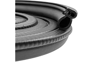 STORYSTORE Juntas Goma Puerta de Coche, 3M Junta para Bordes de Puertas Perfil de Goma Protectores de Labios para, Barcos, Caravanas, Camiones y Aplicaciones Domésticas, Protección Contra la Intemperie