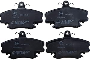 AutoMentum AM21463.5 Juego de Pastillas de Freno, juego de 4 para RENAULT CLIO MK II (BB_ CB_) 1998- Eje delantero y otros vehiculos