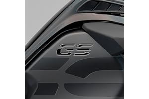 AZGRAPHISHOP Kit 2 autocollants GS Résine 3D pour BMW R 1200-1250 GS ADV 2014-2018 AD-GSADV2 (noir)