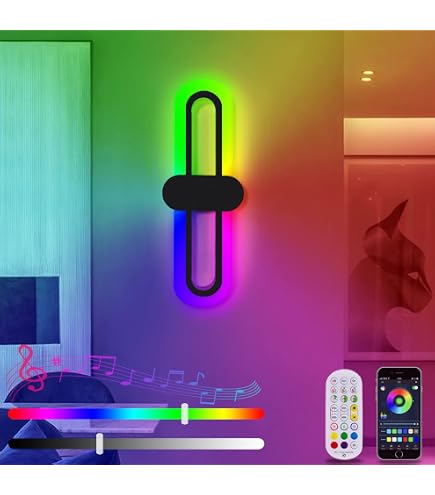 Lampada Da Parete LED KZT A Forma Di Nuvola RGB - Dimmerabile Con Telecomando E App, Per Camera Bambini, Soggiorno, Corridoio