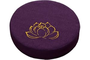 LOVIVER Yoga-Meditationskissen, bequemes Sitzkissen, japanische Tatami-Matte, Bodenkissen für Yoga, Schlafzimmer, Teezeremonie, Frauen, Geschenke, Dunkelviolett 6cm