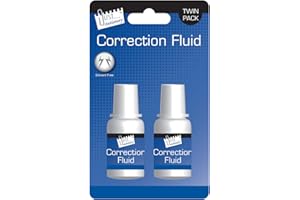 JUST STATIONERY Just-Stationery 20 ml Correction Fluid Bottle (Pack of 2), 6055