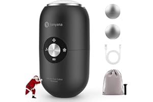 Jianyana Hornhautentferner Elektrisch, Mini PediküRe Set FußPflege Elektrisch Hornhaut Entfernen Fuß FüR Tote Harte Rissige Haut Mit Zwei ErsatzköPfen (Schwarz)