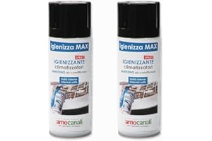 Arnocanali NI400A Igienizzante Spray per Climatizzatori in Bomboletta, 400 Ml 2 pezzi