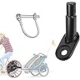 Teror Fietsaanhangerkoppeling, Fietskoppeling Heavy Duty Fietsaanhanger Koppelingskoppeling Voor Babyaanhangers En De Meeste Fietsen