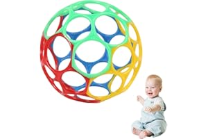 ‎HLJS HLJS Greifball für Babys Oball Classic Baby Spielzeug Kinder Greifen Spielball Sensorisches Spielzeug Flexibles und leicht greifbares Design, Für Frühpädagogisches Lernen Neugeborene（9.5/11.5/15cm）…