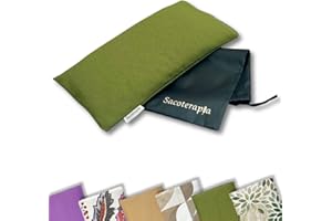 Bolsa de Semillas 30x15 cm para Microondas – Cojín Térmico Natural Calor o Frío – Alivia Dolores y Estrés – Romero, Lavanda y Trigo – SACOTERAPIA