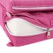 Zicac Comfortable Portable Foldable Harness Baby Toddler Infant Dining Chair On the Go Booster Seat Bag Travel Storage Chair (Magenta)
