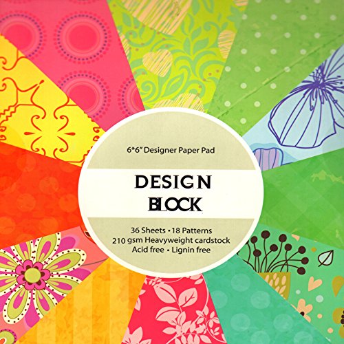 3 x Vintage Scrapbooking Papier Motivblock Designpapier Bastelpapier – insgesamt 108 Seiten – 54 Motive – Papiergewicht ca. 210 g/m² – 3 Blocks mit je 36 Seiten - 4