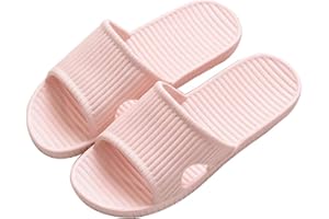 Rojeam Unisex Sliders Non-Slip Quick Dry Shower Slippers House Sandals for Indoor & Outdoor Bathroom Garden Pool
