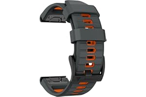 MYSNBKN 22mm Correa de ajuste rápido para Garmin Fenix 7 Pro/Fenix 7/Fenix 6/Fenix 5/EPIX 2, Correa de repuesto de silicona suave para Garmin Forerunner 935/945/955/754/Approach S60/S62