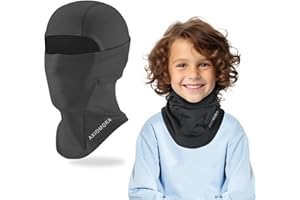AXIOMORA Sturmhaube Kinder Winter - Warm Winddicht Skimaske Kinder - Balaclava Sturmmaske Kinder für Jungen Radfahren, Skifahren, Fahrrad
