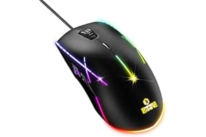 ‎EMPIRE GAMING EMPIRE GAMING - X-Blades Przewodowa mysz gamingowa - Oburęczna - Podświetlenie LED RGB - Ergonomiczna - 6400 DPI 1000 Hz - 7 programowalnych przycisków - oprogramowanie w zestawie