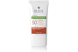 Rilastil - Acnestil Sun System, Protector Solar SPF50+ Sebonormalizante, con Azeloglicina, Niacinamida, Vitamina E y Glicirricinato Dipotásico, Protege y Calma, para Pieles Mixtas y Grasas - 40 ml