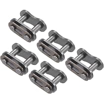 5 M Kette 08B Einreihig – Rollenkette DIN 8187, Teilung 12,7 Mm, 15 % Reißfester, Inkl. Geradem Verschlussglied – Von Ozdowski