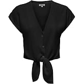 ONLY ONLSIESTA SS KNOT LIN BL SHIRT PNT NOOS G&ouml;mlek Kadın