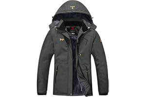 YSENTO Damen Winterjacke Wasserdicht Skijacke Outdoor Softshelljacke Warm Fleecejacke Funktionsjacke mit Abnehmbarer Kapuze