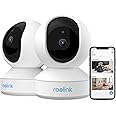 Reolink Telecamera WiFi Interno 3MP, Videocamera Sorveglianza WiFi da 2.4 GHz, Baby Monitor Protezione a 360°, Audio Bidirezi