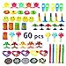 Produktbild Amy&Benton 60 Stück Kindergeburtstag Mitbringsel & Mitgebsel - Kleine Geschenke für Kinder - Kinderparty Give Aways & Spielzeug mit Pinata