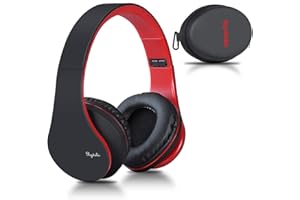 Rydohi Wireless Bluetooth Headphones Over Ear, Hi-Fi Stereo Headset with Deep Bass, Foldable and Lightweight, Wired and Wireless Modes Built in Mic for Cell Phones, TV, PC and Traveling