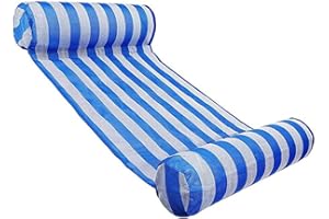 JANTEELGO Letto Galleggiante, Nuoto Piscina Galleggiante Acqua Amaca, Tenda a Letto Galleggiante, Estate di Nuoto Gonfiabile Galleggiante Sedia a Sdraio per Adulti e bambinii