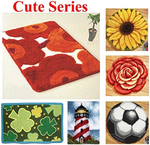 BYT collection 32 Models Latch Hook Kit Rug Making Crafts 21 inch X 15 inch Cute134