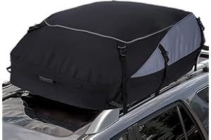 Antrect Car Roof Bag795 L Roof Cargo Bag Box Waterproof Folding Roof Top Box Storage Bag for Any Cars with Roof Rack Rails Bars