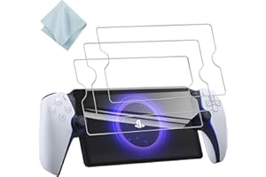 KODWIS Protector de Pantalla para PS5 Sony Playstation Portal, 3 Piezas Protector de Pantalla Cristal Templado, 9H Dureza HD Vidrio Templado Anti-Arañazos Sin Burbujas Glass Screen Protector