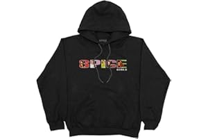 THE SPICE GIRLS Spice Girls The Hoodie Spice Band Logo Official Mens Black Pullover XXL