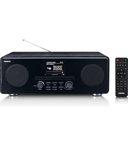 Pure Classic C-D6i Internetradio Mit CD-Player & Bluetooth 5.3 – WLAN, DAB+, FM, 30W Stereo-Sound, Farbdisplay