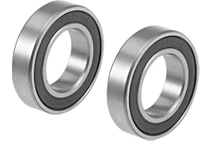 PATIKIL 17mm x 30mm x 7mm Profondo Scanalatura Sfere Cuscinetti, 2 Pezzi Cromo Acciaio Cuscinetto a Sfera a Gola Profonda per Potenza Trasmissione ABEC1, 6903-2RS