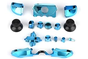 TANGXI for Xbox Controller Mods, Thumbsticks Bullet ABXY Buttons Ersatzteile für Xbox One Xbox One S X-Controller(Blau)
