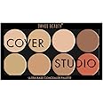 SWISS BEAUTY Oil and Wax Free Cover Studio Ultra Base Concealer Palette (16g, Set of 8 Colours)