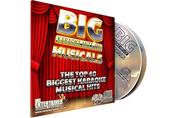 Mr Entertainer Big Hits of Musicals - Double G G) Pack. 40 Broadway Classic Songs. comédies musicales