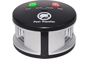 EYOURLIFE 2 STK Stechmücken Abwehr Schlafzimmer Mäuseabwehr Ultraschall Testsieger Ideal Mäusevertreiber Mobil Mäuseschreck gegen Ratten Mücken Schädlingsbekämpfung, Mausefalle ohne Chemie