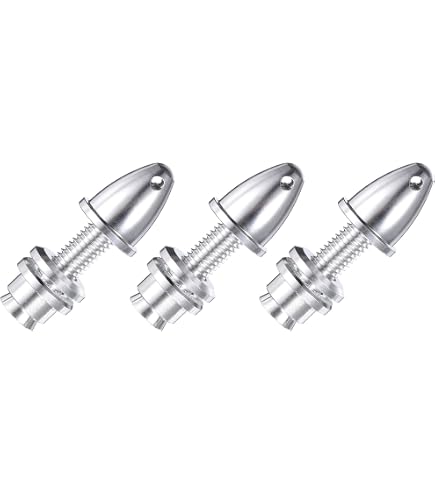 Pièce Rechange Modélisme RC Adaptateur Avion QUARKZMAN Spinners Pour Avions Rc, Adaptateur D'Hélice De Fixation De 2 Mm Avec 2 Vis Pour Moteur Sans Balais Et Contrôleurs De Vitesse, Lot De 2