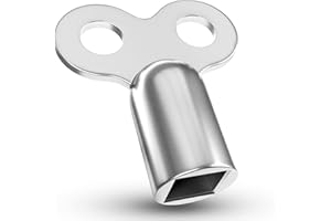 FUCHS-VERSANDHANDEL 1 pièces | Lot de 4 Clés de purge pour Radiateur | pour tous les radiateurs | 5mm