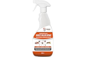 Gardian Defence Advanced Insect Spray 500ml - Multi-Purpose Household Bug Spray for Home - Indoor Use for Flies, Cockroaches, Spiders, Fruit Flies, Woodlice and More