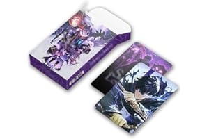 GNHG Set de Lomo Cards,Photocards Animée,Solo Leveling Carte Postale,(Lomo Cartes et Autocollants) (Style B)