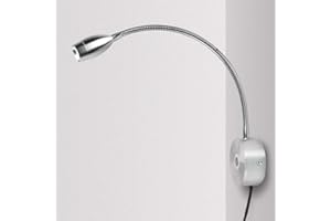 QYH Reading Lights for Books in Bed, Dimmable Touch Switch Reading Lamps Wall Mount Light Minimalist LED Bedside Reading Lamp(3W, Warm White)