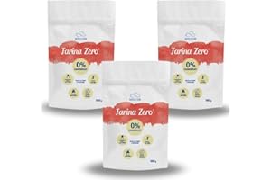 NUVOLAZERO Nuvola Zéro – Farina Zero Sans Gluten, pour Pâte, Pizzas, Gâteaux, Pain Sans Gluten, Farine Protéique Sans Glucides, Sans Lactose et Sans sucre, Boîte de 3 pièces, 180g, Made in Italy.