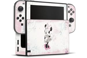 DEINDESIGN Autocollant Compatible avec Nintendo Switch Sticker Film Autocollant Minnie Mouse Disney Vintage