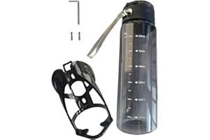 LBMONKEY Bike Bottle Holder Cage Bike with Screws PC Universal Bike Water Bottle Holder for Road Bikes MTB Bicycle Mountain Cycle Cycling Kids Bike Cup Holder (1pk bike drinks holder with 780ml bottle)