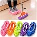Produktbild elegantstunning Reinigung Hausschuhe 2 Stück Multifunktion Chenille Schuhe Mop Clean Schuh Slip on