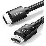 UGREEN HDMI 2.1 Cable 8K, Ultra HD 8K@60Hz 4K@120Hz HDMI Male Lead Support 48Gbps High Speed eARC HDR 10+ HDCP 2.2 Dolby Visi