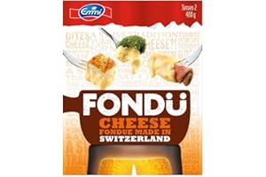 TRIZINGA Emmi Original Fondue 400g – Creamy Swiss Cheese Fondue – Choose Pack of 1, 2 or 4 (Pack of 1)