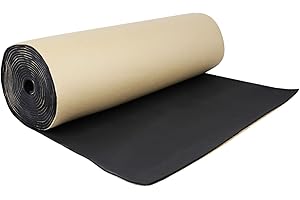 QUARKZMAN Isolamento Insonorizzante in Schiuma per Auto Isolante Termico per Cofano Motore 3mm 100x100cm