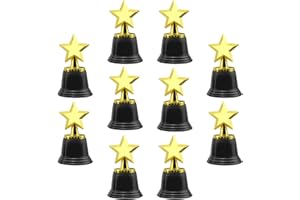 EHDWXVZM 10 Piezas De Trofeos De Estrellas, Obsequios De Premios, Trofeos para Niños, Trofeos De Ganadores, Adecuados para Diversas Actividades Competitivas En Escuelas Y Comunidades