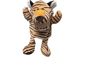 PGONA Animal Wildlife Hand Puppet Super Soft Plush Puppets Kid Children Toy UK STOCK (Tiger Puppet)